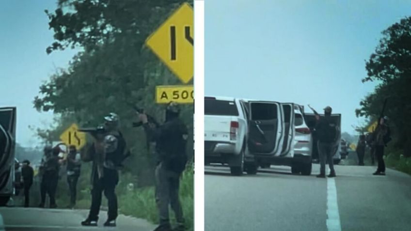 VIDEO: Sicarios 'levantan' a policías en Chiapas; AMLO amenaza con "acusar" a delincuentes con sus papás