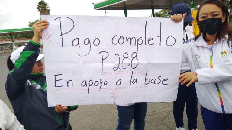 Bloqueo de maestros en Edomex