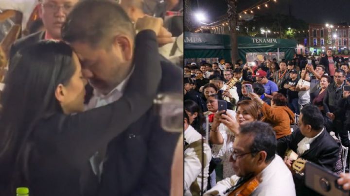 VIDEO: Captan a Sandra Cuevas al 'echar pasión' en Garibaldi; la acusan de embriagarse en la calle