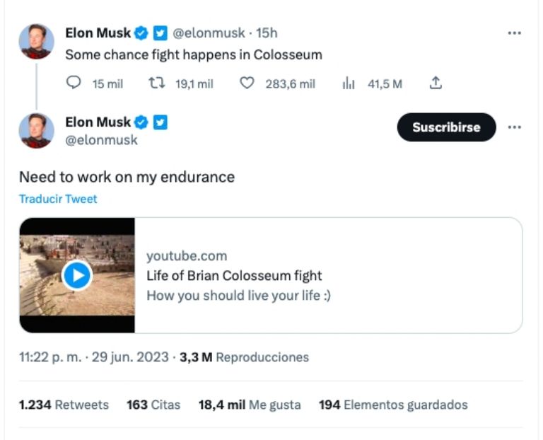 Tuit Elon Musk 
