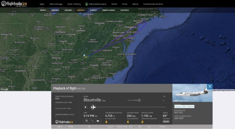 Accidente Aéreo en Estados Unidos