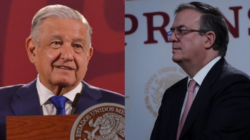AMLO, feliz tras renuncia de Marcelo Ebrard a la SRE por aspiraciones presidenciales: "Hecho inédito"