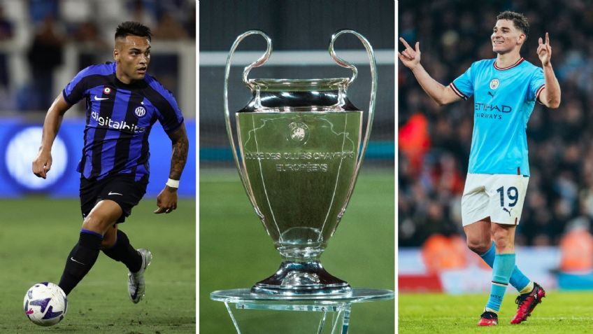 Lautaro Martínez o Julián Álvarez podrían lograr algo poco común si ganan la Champions League