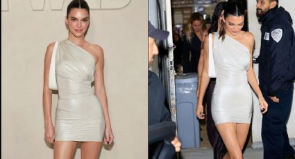 Kendall Jenner da clases de moda y elegancia al llegar con este vestido a un evento en Hollywood