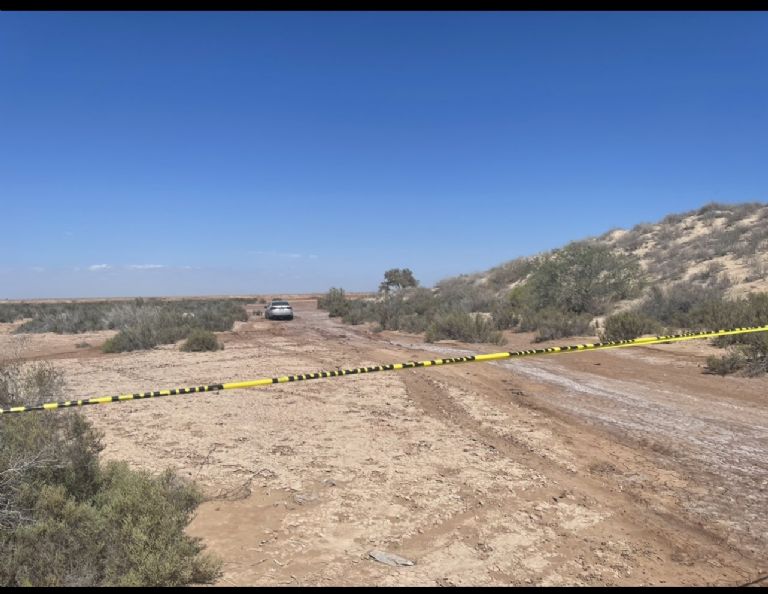 Hallan cadáver y vehículo en Costa de Hermosillo, Sonora. Foto: Twitter