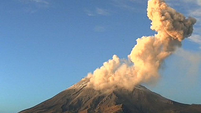Don Goyo no descansa: Registran fuerte actividad en el volcán Popocatépetl en las últimas 24 horas