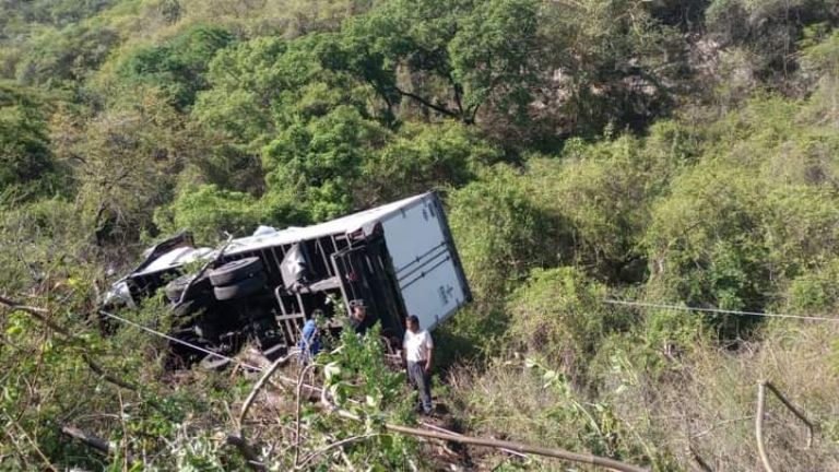 Accidente en la carretera Cuautla-Cuernavaca