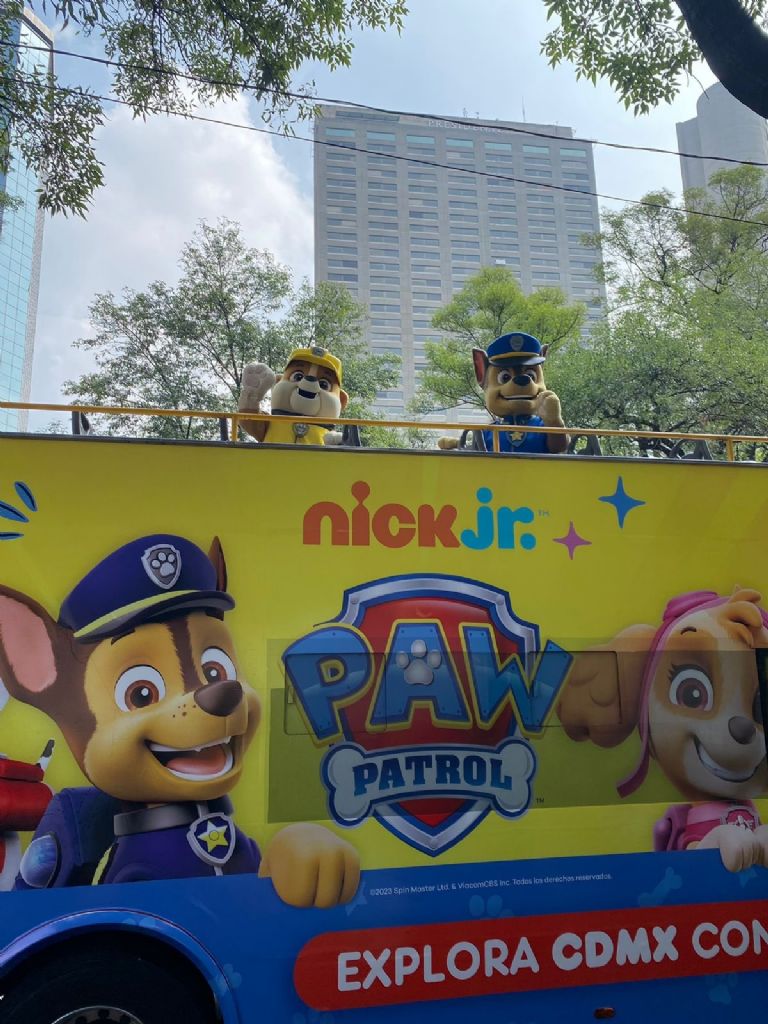 Turibus de Paw Patrol en CDMX
