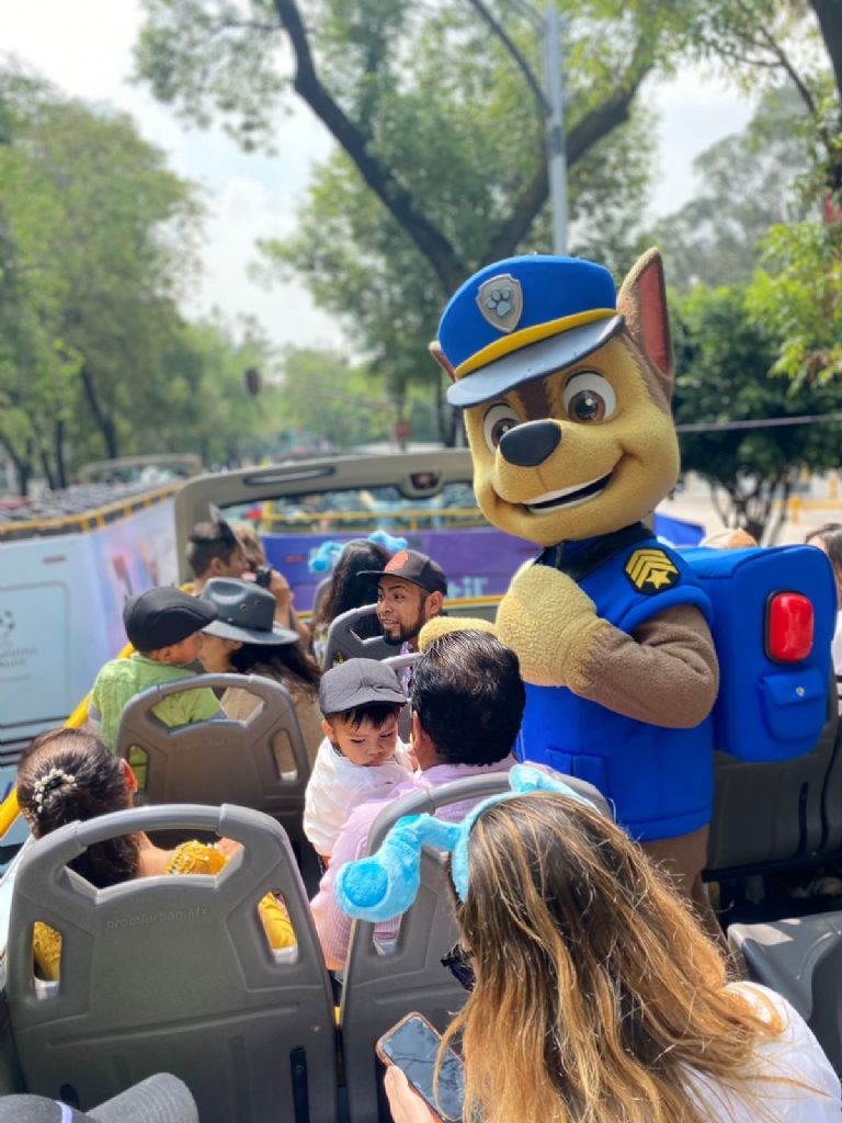 Turibus de Paw Patrol en CDMX