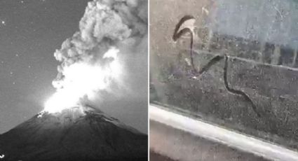 VIDEO: Reportan caída de ceniza del Popocatépetl al sur de la CDMX; cubre ventanas y vehículos