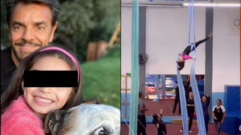 Hija menor de Eugenio Derbez estaría a punto de sufrir trágico accidente al caer desde las alturas