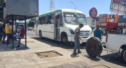Ciudadanos sufren por falta de camiones en Cajeme; hay un lapso de 20 a 40 minutos de espera