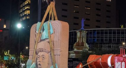 Paseo de la Reforma 'estrena' monumento: Gobierno de la CDMX coloca escultura de la Joven de Amajac 