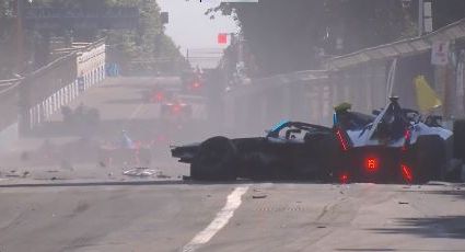 Fórmula E: Piloto inglés Sam Bird sufre terrible accidente en el circuito callejero de Roma (VIDEO)