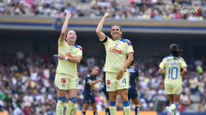 América Femenil brilla en su debut en el Apertura 2023 y golea 5-2 a Pumas en Ciudad Universitaria