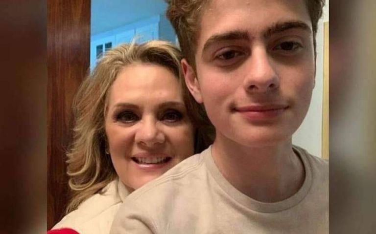 Érika y su hijo Nicolás