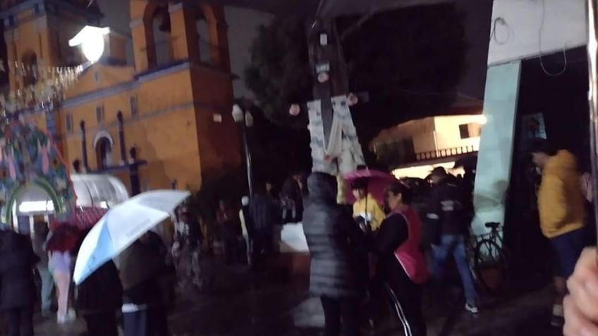 Imágenes fuertes: Intentan linchar a sacerdote en San Mateo Atenco; video se hace viral en redes