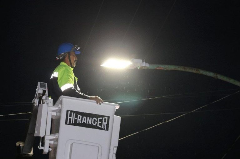 Nuevas luminarias en Tlalpan