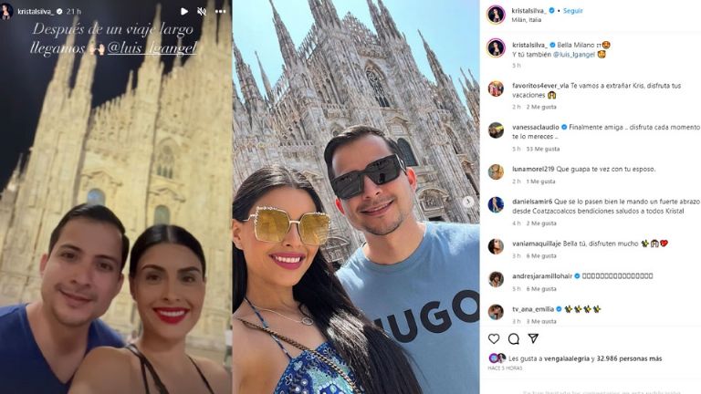 Kristal está de paseo en Italia