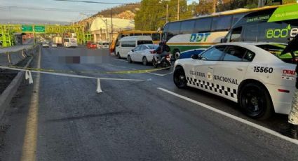 Fatídico accidente: Motociclista muere tras ser atropellado por un tráiler en la México-Pachuca