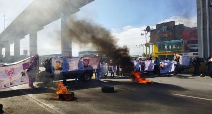 Colapsa autopista México-Toluca por bloqueo: Manifestantes exigen diálogo con la Fiscalía del Edomex
