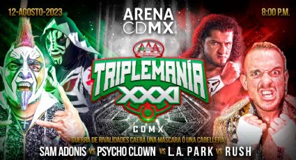 Triplemanía XXXI: Revelan cartelera completa; cuadrangular de máscaras y cabelleras la lucha estelar