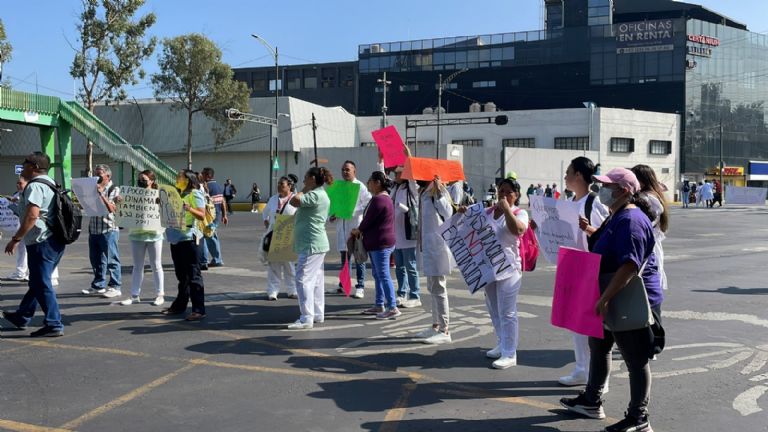 Manifestación de médicos en CDMX