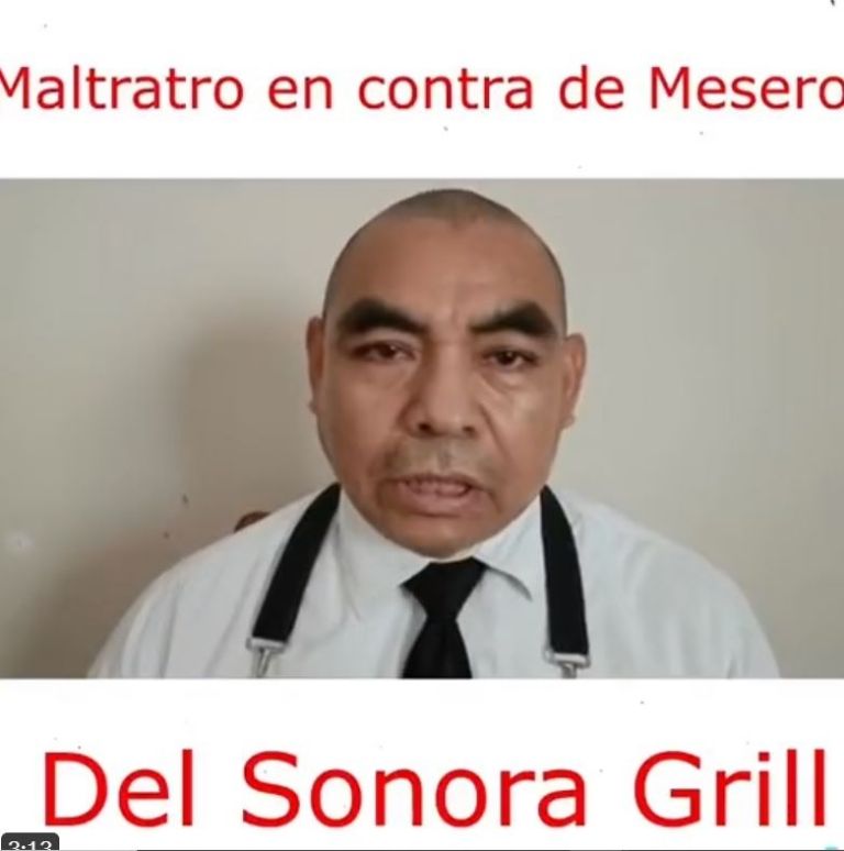 Mesero de Sonora Grill denuncia abuso laboral