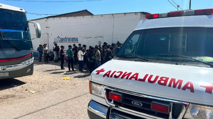 Autobús ‘cargado’ con 119 migrantes de Centroamérica es detenido en el puerto de Guaymas