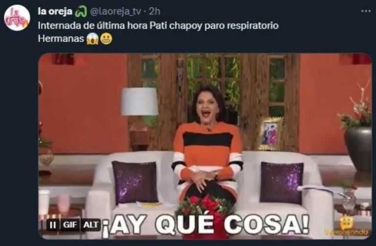 Aseguran que Pati sufrió paro respiratorio