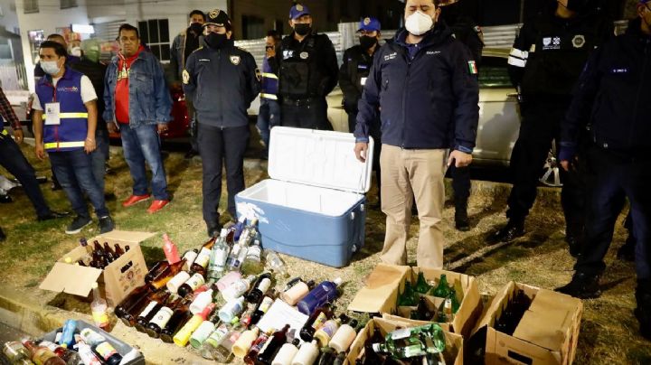 Tras mega operativo en Coyoacán retiran chelerías de la vía pública, el centro queda limpio