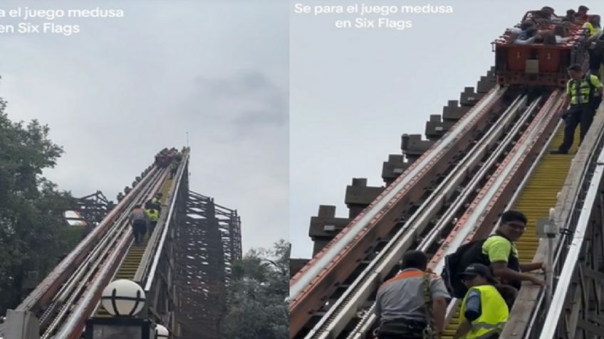 Terror en Six Flags: La Medusa falla y deja varados a usuarios en las alturas; el parque se defiende