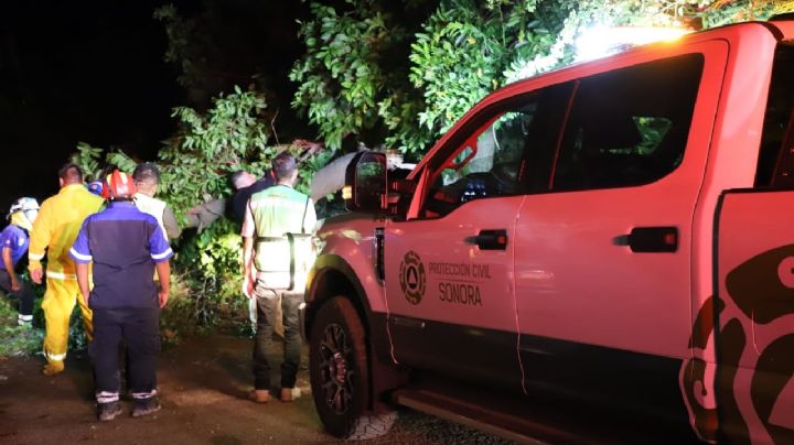 Reporta Protección Civil Sonora saldo blanco tras una fuerte tormenta de arena en Guaymas-Empalme