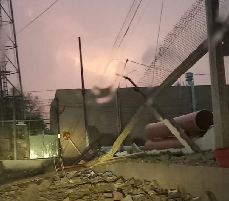 Regiones de Guaymas y Empalme se quedaron sin luz. Foto: Cortesía