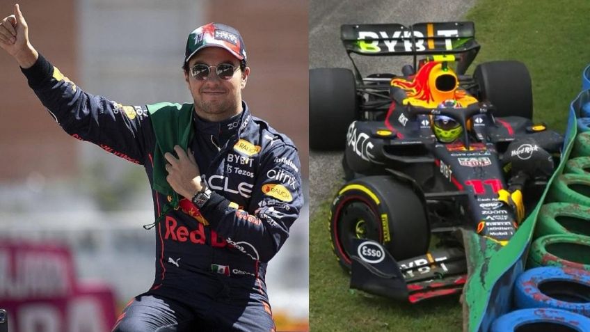 Fuertes imágenes: 'Checo' Pérez sufre accidente previo al GP de Hungría; así quedó su auto