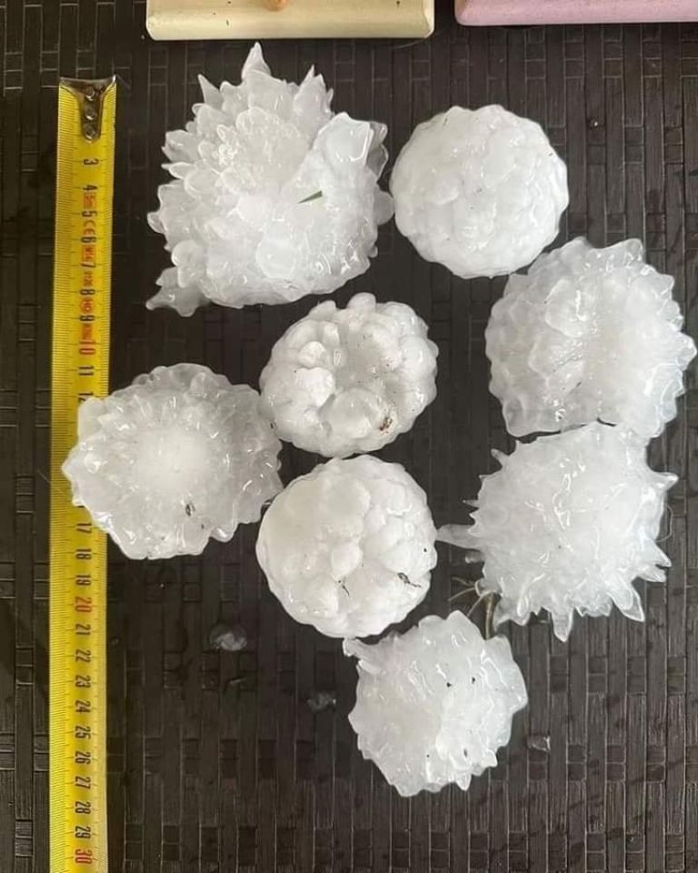 Granizo que azotó Italia 