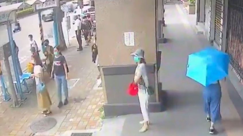 FUERTE VIDEO: Una estudiante muere tras caída de aire acondicionado de un edificio en Taiwán