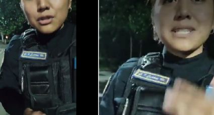 VIDEO: Mujer graba a dos policías de la CDMX en estado de ebriedad "usted huele un poco a alcohol"