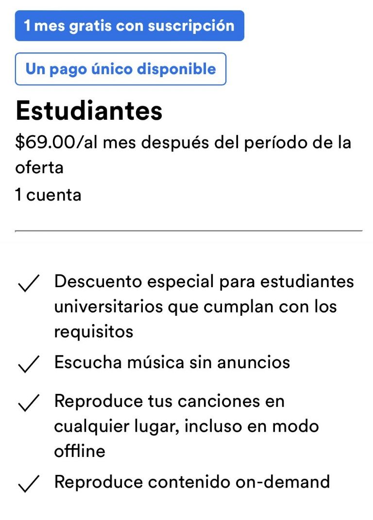 Spotify incrementa de precio