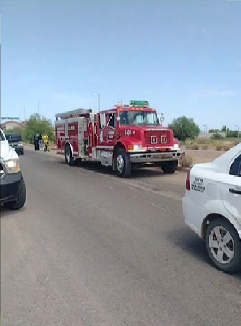 Hallan cadáver cerca de la Guardia Nacional, al Norte de Ciudad Obregón. Foto: Facebook