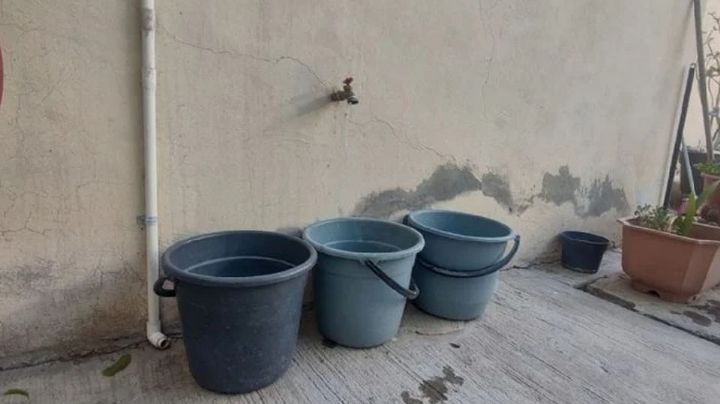 Residentes del poniente de Ciudad Obregón sufren por fallas en el servicio de agua potable