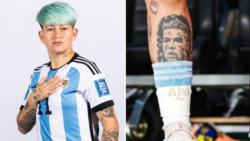Tunden a jugadora de Argentina Yamila Rodríguez por tatuaje de Cristiano y la tachan de 'anti Messi'