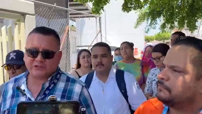 Hospital del IMSS "colapsado y opera con deficiencias"; se manifiestan por falta de aire acondicionado