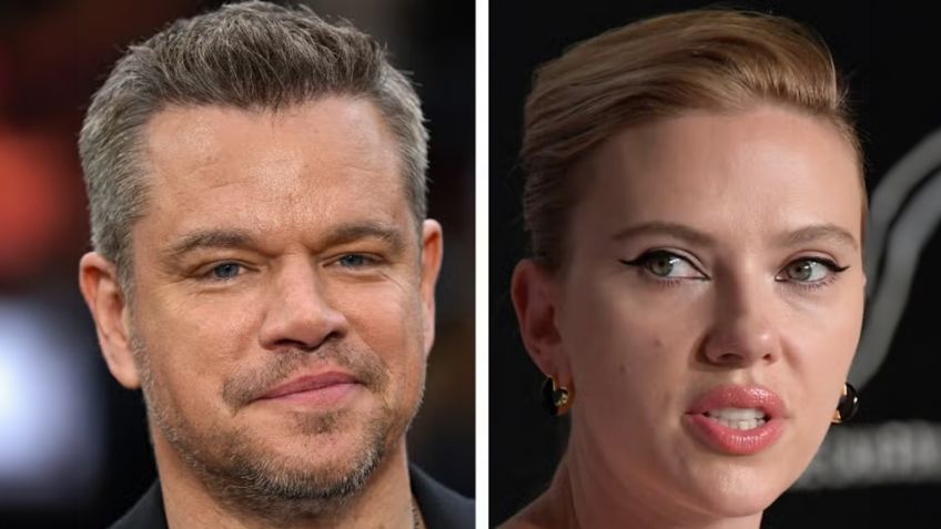 Matt Damon y el desagradable momento que vivió al besar a Scarlett Johansson para una película