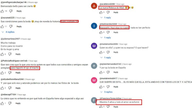 Destrozan a Cynthia y Carlos tras revelar detalles de su boda