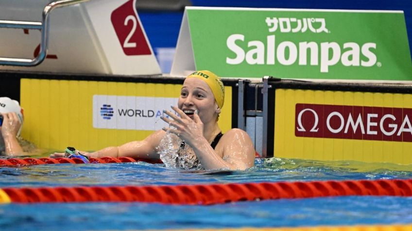 Mollie O'Callaghan, de entrenar con una lesión a romper el récord de natación femenil más longevo