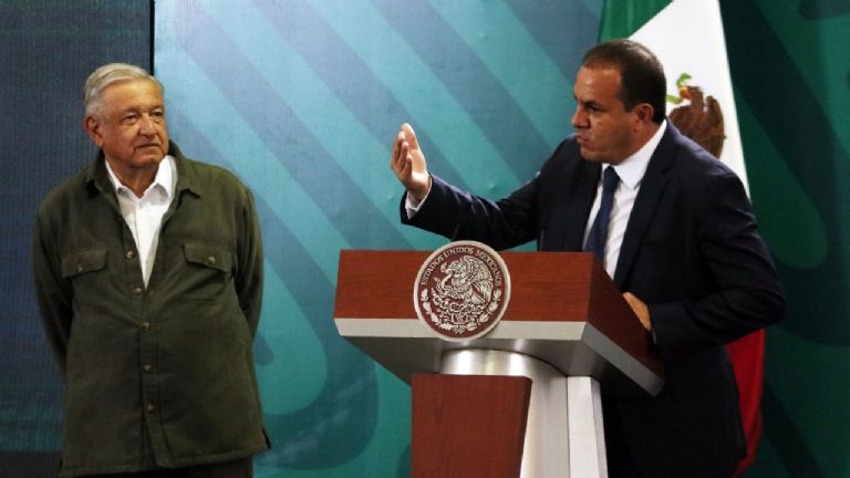 AMLO defiende a Cuauhtémoc Blanco. Foto: Internet