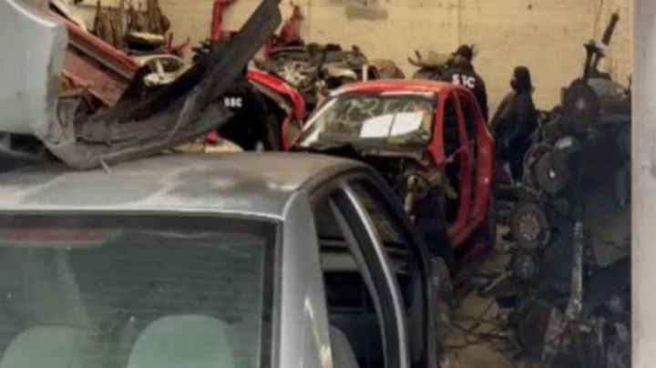 Tras mega operativo en Iztapalapa aseguran 13 toneladas de autopartes; detienen a dos delincuentes