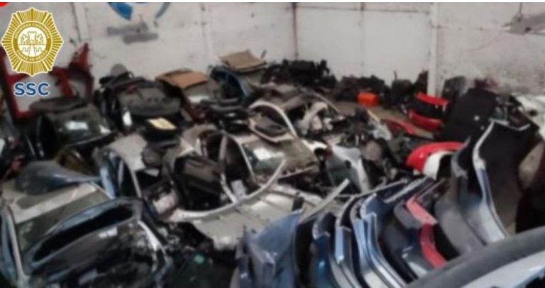 Robo de autopartes en Iztapalapa
