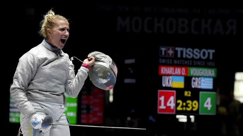 Retiran suspensión a Olga Kharlan por negar saludo a rival rusa y el COI le asegura plaza olímpica